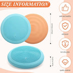 Libima 4 Pcs Wiggle Seat Inflated Wobble Cushion for Sensory Kid 13 Inches Balance Disc Flexible Seating for Classroom Sensory Pad for Chair Wiggle Cushion