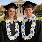 Leis for Graduation 2026, Artificial Flower Wreath with Cards Graduation Lays Gifts, Congrats Grad for High School