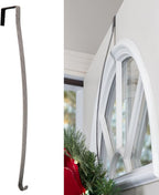 Haute Decor Premium Holly Embossed HighProfile Wreath Hanger - Pewter Holly