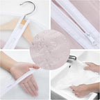 60Inch Garment Bags for Hanging Clothes, Dress Cover Bags for Gowns Long Clothes Cover Translucent Coat Covers for Closet with Zipper for Suits Dresses Dust Bag Clothing Bags 6 Pack