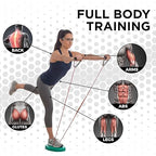 THERABAND Latex Resistance Tubing, Yellow, Light Level 1, 25 ft Roll, Professional Grade for Upper and Lower Body Workouts, Cut-to-Length, Color-Coded Resistance Levels