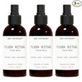 Muse Apothecary Flush Ritual - Aromatic & Refreshing Toilet Spray, Use Before You Go, 8 oz, Infused with Natural Essential Oils - Tonka Bean + Amber + Warm Cedarwood, 3 Pack