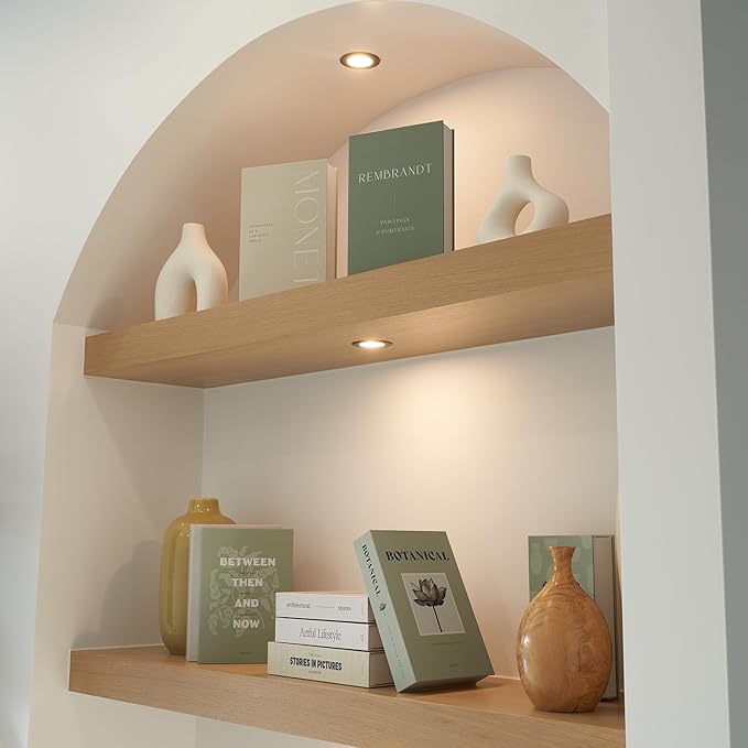 Beautiful Decorative Books - Set of 9 Boxes Enhance Your Coffee Table, Bookshelf or Mantel Shelf Decor - Aesthetic Fake/Faux Books for Modern Home Decoration, Photo Storage and as a Keepsake Box