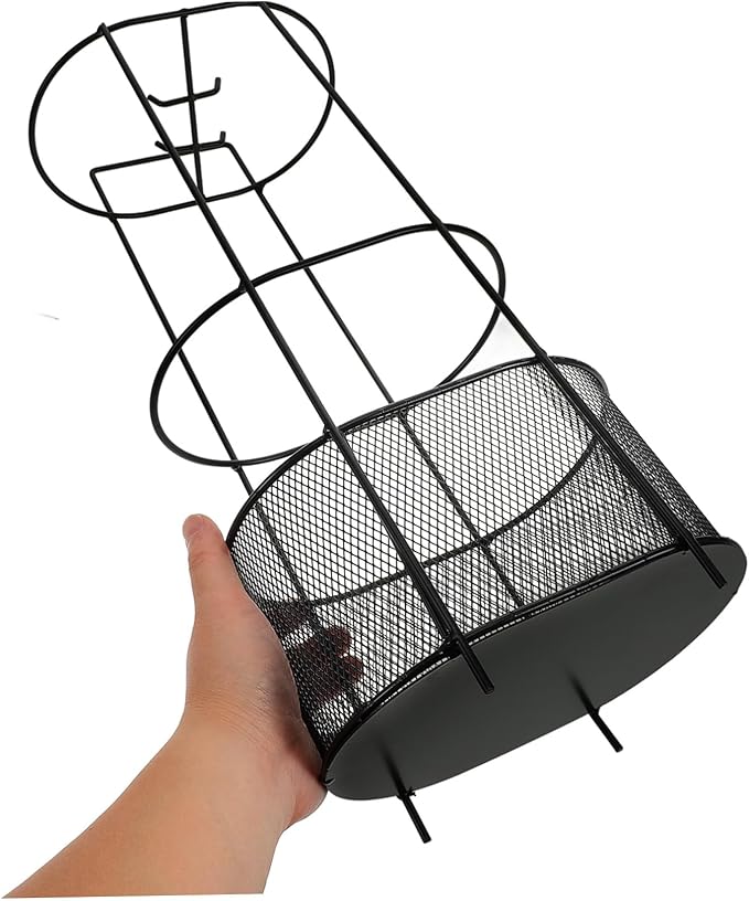 VOSAREA Freestanding Metal Umbrella Stand Water Drip Tray Indoor Entryway Organizer for Canes Walking Sticks and Golf Stylish and Functional Umbrella Holder for Home Use