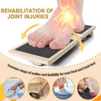 Ankle Balance Board - Single Foot Balance Board, Sprain Exerciser, Non-Slip Wood Ankle Foot Strengthener for Plantar Fasciitis Relief/Physical Therapy/Posture Correction/Balance Training