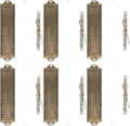 Garneck 6 Sets Mezuzah for Door: Vintage Religious Mezuzah with Holy Scroll and Case Metal Shema Scroll Holder for Jewish Home Entrance Door Frame Mitzvah Gift for Housewarming