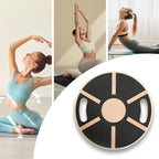 Wobble Board,360 Degree Rotation Balance Board Adults | Non-slip Wood Trainer for Enhances Stability Training Fitness Ankle Calf Waist Full Body Exercises Planks