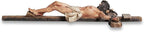 DevotedWalls Extra-Large Catholic Crucifix for Wall,20.75" H Church-Sized Cross of Jesus Christ–INRI,Bloodied Wounds & Realistic Detail for Church,Chapels and Home(Full Color)