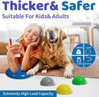 Wobble Cushion Set for Sensory Kids and Balance Training - Disc Plus 4 Pods, Board With Pump, Inflatable Stepping Pads for Adults