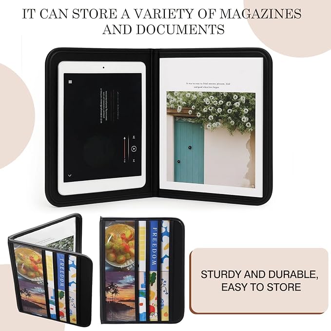 3 Pcs Paper Organizer Storage, 12" x 9" Containers for A4, Field Service Supplies Tract Organizer Clipboards Bookshelf Evangelistic Magazine Clipboards Gifts for Conference Field Service
