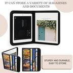 3 Pcs Paper Organizer Storage, 12" x 9" Containers for A4, Field Service Supplies Tract Organizer Clipboards Bookshelf Evangelistic Magazine Clipboards Gifts for Conference Field Service