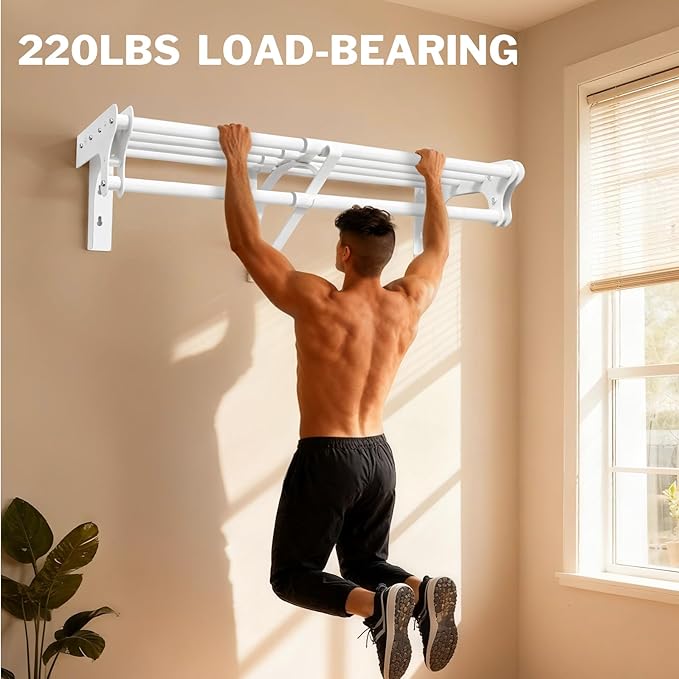 Steel Closet Shelf with Hanging Rod, Back Wall & Side Wall Mounted, 52-95'' Expandable White Closet Shelves, Heavy Duty Storage Rack Holds 220 lbs, Adjustable DIY Closet Rod Divider Separator