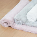 Ghouse Soft Faux Sheepskin Fur Rug Runner Rug 2x6 Grey Fluffy Bedside Plush Shag Nursery Carpet Area Rugs for Living Room Bedroom Playing Room Decor