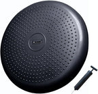 AppleRound Inflated Wobble Cushion with Hand Pump, Air Stability Board (Extra Thick), Core Balance Disc for Adults, Sensory Wiggle Seat for Kids, Flexible Seating for All Age, 13.5in / 34cm Diameter