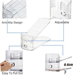 Shoe Slots Organizer for Closet 12PACK Shoe Stacker Adjustable Shoe Slots Organizer Shoe Space Savers Double Layer Stack Shoe Racks for Closet Organization Organizador de Zapatos (Transparent)