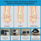 Foot Strengthener & Single Leg Balance Board for Ankle Stability, Plantar Fasciitis & Sprain Recovery | At-Home Physical Therapy & Posture Corrector