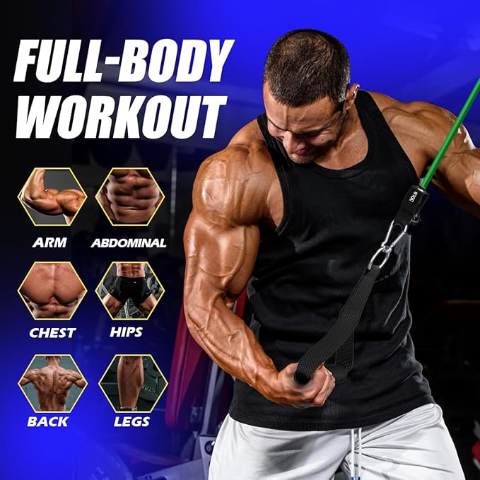 VEICK Resistance Bands, One Single Exercise Bands, Workout Bands Resistance Training for Home Workouts Fitness Pilates