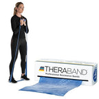 THERABAND Resistance Bands, 6 Yard Roll Professional Latex Elastic Band For Upper & Lower Body, Core Exercise, Physical Therapy, Pilates, Home Workouts, Rehab, Blue, Extra Heavy, Intermediate Level 2