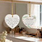 Friend Letterbox Gift, Friend Gifts | Appreciation, Inspirational & Thank You Friendship Gift, Friend’s Present Keepsake | Farewell Gifts, Christmas Ornament for Friends, Coworkers