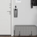 HOMSFOU Wall Mounted Umbrella Storage Holder 7.12X3.22X3.18In Punch Free Organizer for Entryway and Hallway Space Saving Indoor Umbrella Stand and Cane Holder