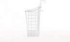 Spectrum Diversified Grid Over the Tank Magazine Holder, White
