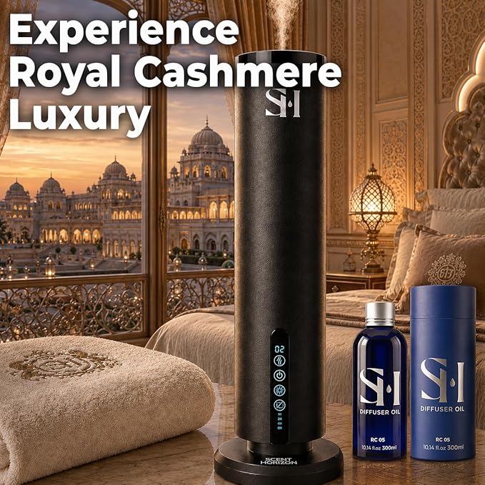 Royal Cashmere RC Hotel 5-Star RC05 Hotel Scent Diffuser Oil | 10.14 Fl oz (300 ml) - Waterless Diffuser Oil Refill & Highly Concentrated Fragrance Oil, Diffuser Oil Scents Luxury, Hotel Oil Diffuser
