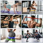 LEEKEY Resistance Bands, Exercise Bands with Handles,Pull Up Assist Bands - Band Set with Door Anchor - Bands for Working Out,Band for Men and Women Fitness Training,Home Workouts