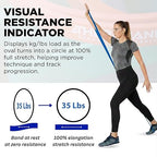 THERABAND High Resistance Band, Heavy Elastic Super Band for Full Body Workouts, Physical Therapy, Strength Training, Durable 41” Loop Exercise Band, 35 lbs Resistance