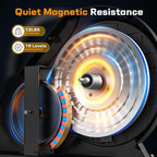 OWLSKY Elliptical Exercise Machine, Elliptical Machine for Home with Hyper-Quiet Magnetic Driving System, 16 Resistance Levels,300LBS