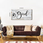 AIYISU Christian Bible Verses Wall Art Rustic Wall Decor for Bedroom Living Room Dandelion Pictures Give It To God and Go To Sleep Sign Canvas Painting Religious Poster Artwork Home Decorations 20x40