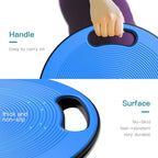 EVERYMILE Wobble Balance Board, Exercise Balance Stability Trainer Portable Balance Board with Handle for Workout Core Trainer Physical Therapy & Gym No-Skid Surface