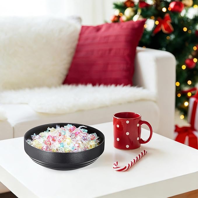 Stainless Steel Bowl Decorative Key Bowl Serving Bowl for Snack Fruit Dish Round Key Dish for Entryway Table Coffee Table Kitchen Counter, 8.3 Inches
