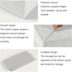 Drawer Organizer Clothes,12Pcs Dresser Drawer Organizers Foldable Closet Organization and Storage Dividers for Clothing,Underwear, Sock, Baby Closet Organizer (White)