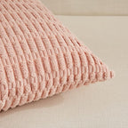 Fancy Homi 4 Packs Decorative Throw Pillow Covers for Living Room Couch Bed, Modern Farmhouse Boho Home Décor Accent Cushion Case, 22" x 22", Blush Pink