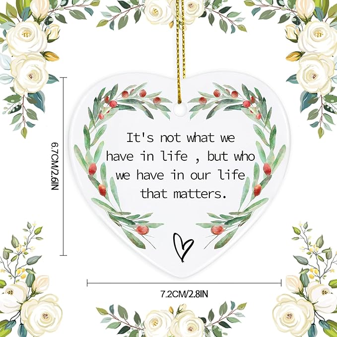 Jocidea Friendship Ornaments - Christmas & Birthday Gifts for Women - Home Decor