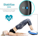 EVERYMILE Wobble Balance Board, Exercise Balance Stability Trainer Portable Balance Board with Handle for Workout Core Trainer Physical Therapy & Gym No-Skid Surface