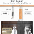Plastic Hangers 30 Pack, Slim Hangers Non Slip for Closet, Non-staining Space Saving Hanger, 17.1 inches Coat Hanger Heavy Duty Hanging Dry Wet Clothes, Gray