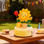 Bowu You are My Sunshine Music Box Decor – Sunflower Figurine with Wind up, Collectible Gift for Mom, Daughter, Girlfriend, Desk & Home Ornament
