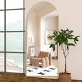 Full Length Mirror 71"x25" Arch Mirror Floor Mirror with Stand Wall Mirror Gold Arched Full Body Mirror Standing Hanging or Leaning Against Wall Bedroom Mirrors for Entry, Living Room