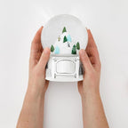 Things Remembered Engraved Skiing Mountain Musical Snow Globe (Free Customization), Plays Winter Wonderland Music