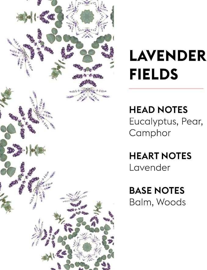 Maison Berger - Lavender Fields- Air Freshener - Fragrance Refill for Reed Sticks and Ceramic Diffuser - 6.76 Fluid Ounces - 200 Milliliters