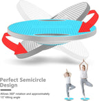 EVERYMILE Wobble Balance Board, Exercise Balance Stability Trainer Portable Balance Board with Handle for Workout Core Trainer Physical Therapy & Gym No-Skid Surface
