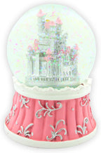 Castle Snowglobe, Globe Decoration with Glitter, Home Decor and Florida Souvenir, 2.5 by 2.5 Inches
