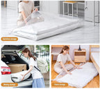 2 PCS Mattress Vacuum Bag, 86.7x39.4 inches Space Saver vacuum Storage Bags,Oversized Vacuum bags, MattressBag Vacuum Sealer Bag for Memory Foam Mattress Moving Shipping Storage