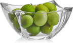 Mikasa Baron Crystal Square Bowl, 8 Inch