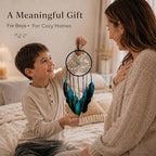 Luminous Dream Catchers Wall Hanging Room Decor Dreamcatcher Handmade Feather for Girls Boys Kids Bedroom Decoration Ornament Craft Gift