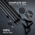 VEICK Resistance Bands, Exercise Bands, Workout Bands, Resistance Bands for Working Out with Handles for Men and Women, Exercising Bands for Fitness Weights Work Out at Home