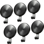 Jetec 6 Pcs Magnet Hooks Magnetic Wreath Hanger Wreath Holder for Fridge Refrigerator Metal Door Glass Door Surfaces Keys Kitchen Home Christmas Party Hanging Supplies Decoration(Silver,2.16 Inch)