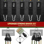 VEICK Resistance Bands, Exercise Bands, Workout Bands, Resistance Bands for Working Out with Handles for Men and Women, Exercising Bands for Fitness Weights Work Out at Home