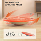PROIRON Wobble Balance Board,16.34”Stability Board,Non-Slip Exercise Balance Stability Trainer Portable Balance Board with Handle for Standing Desk, Core Training,Physical Therapy Adults Kids